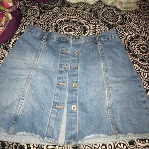 Forever 21 Jean Skirt